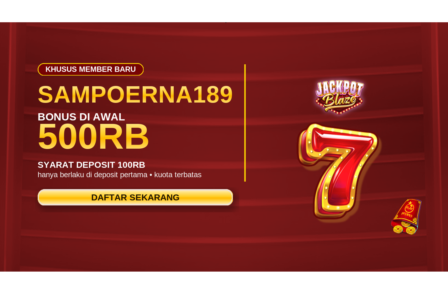 BONUS DEPOSIT NEW MEMBER